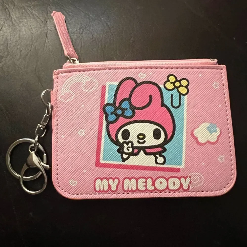 My Melody ID Holder/Key Ring Zip Wallet
